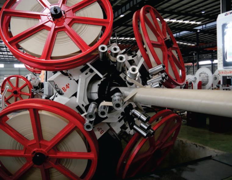 Completed installation of FRP Stack at power plant site